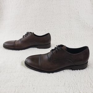EUC Frye Sam Oxford Brown Men Leather Dress Shoes